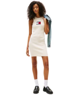 Tommy Jeans - Women's Flag Graphic Sweater Mini Dress
