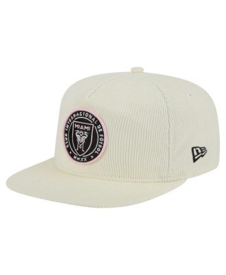 New Era - Men's&nbsp;Cream Inter Miami CF 2025 Kickoff Snapback Golfer Hat