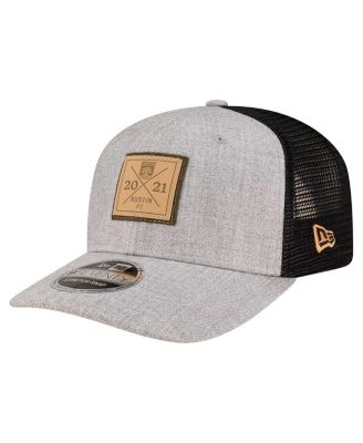 New Era - Men's Heather Gray Austin FC Heather Patch 9SEVENTY Adjustable Hat