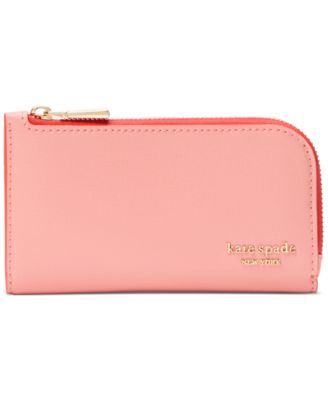 kate spade new york - Devin Pop Trim Small Bifold Leather Wallet