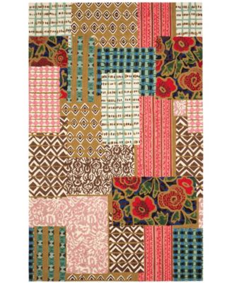 Dash and Albert Rugs by Annie Selke - Elm Patchwork DA1973 3'x5' Area Rug