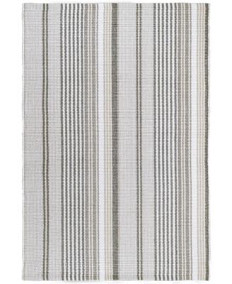 Dash and Albert Rugs by Annie Selke - Gradation Ticking Indoor/Outdoor DA169 8'x10' Area Rug