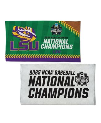 Wincraft - LSU Tigers 2025 NCAA Baseball Men's College World Series Champions Locker Room 22" x 42" On-Field Celebration Double-Sided Towel