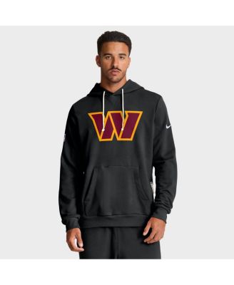 Nike - Men's Black Washington Commanders Sideline Standard Issue Initial Home Dri-FIT Hoodie