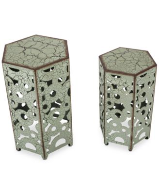 Noble House - Moren Iron Accent Table, Quick Ship