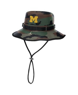 Jordan - Men's Camo Michigan Wolverines 2024 Military Appreciation Apex Bucket Hat