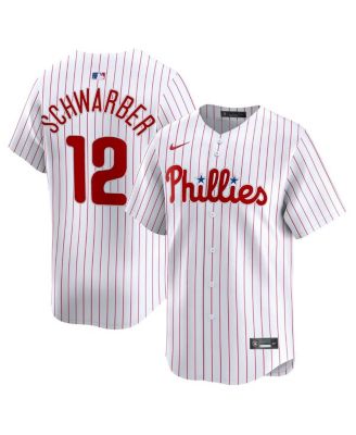 Nike - Men's Kyle Schwarber White Philadelphia Phillies Alternate Limited Player Jersey
