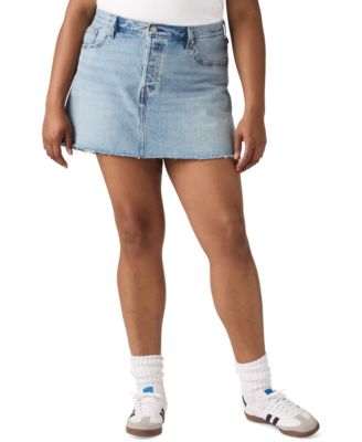 Levi's - Plus Size Cotton Iconic 501&reg; Mid-Rise Denim Skirt