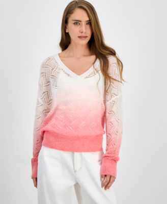 BOSS Orange - Women's Ombr&eacute; Pointelle Sweater