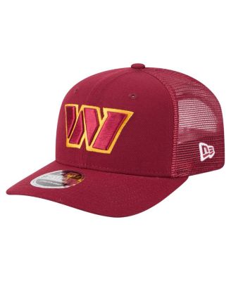 New Era - Men's Burgundy Washington Commanders Team Collection 9SEVENTY Stretch-Snap Adjustable Hat