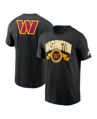 Nike - Black Washington Commanders Rewind Front and Back Hit Essential T-Shirt
