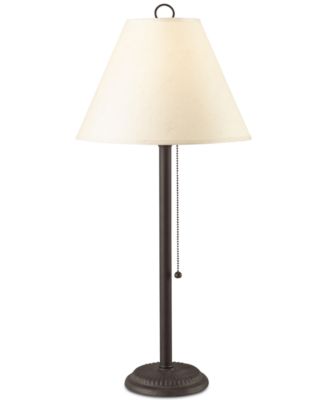 Cal Lighting - 75W Candlestick Table Lamp with Pull Chain Switch