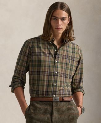Polo Ralph Lauren - Men's Classic-Fit Plaid Oxford Shirt