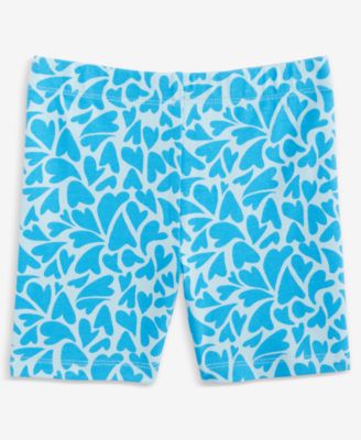 Epic Threads - Toddler Girls Aquatic Heart Biker Shorts