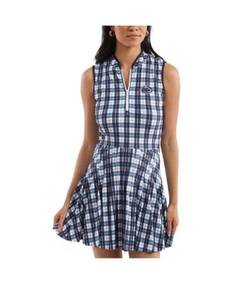 Smith & Quinn - Women's Navy/White Penn State Nittany Lions Tailgate Collection Mackenzie Pleated Dress
