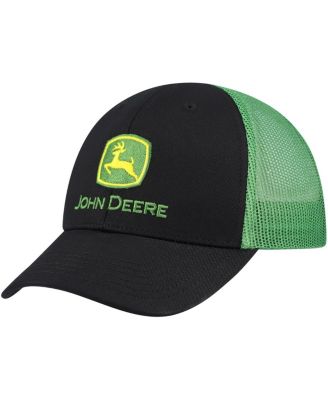 John Deere - Toddler Black John Deere Trucker Adjustable Hat