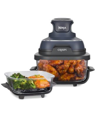 Ninja - Crispi 4-in-1 Portable Glass Air Fryer Cooking System