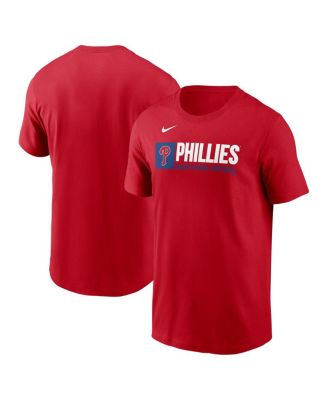Nike - Men's Red Philadelphia Phillies Team Block T-Shirt