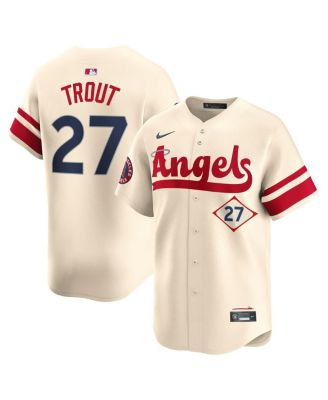 Nike - Men's Mike Trout Natural Los Angeles Angels City Connect Limited Jersey