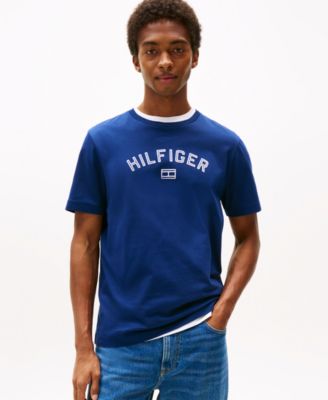 Tommy Hilfiger - Men's Flocked Logo T-Shirt