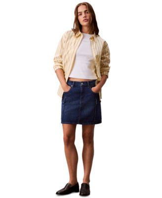 Calvin Klein Jeans - Women's Denim Cargo Skirt