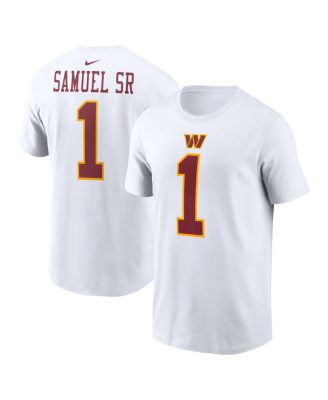 Nike - Men's&nbsp;Deebo Samuel Sr White Washington Commanders Player Name Number T-Shirt