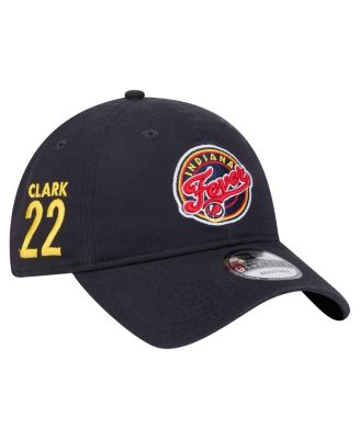 New Era - Men's Caitlin Clark Navy Indiana Fever Name Number Sidepatch 9TWENTY Adjustable Hat