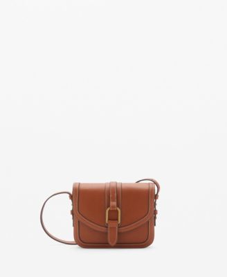 MANGO - Women's Leather-Effect Shoulder Bag