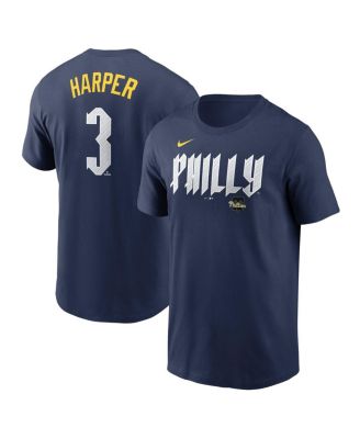 Nike - Men's Bryce Harper&nbsp;Royal Philadelphia Phillies 2024 City Connect Fuse Name Number T-Shirt