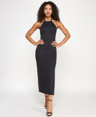 KATIA RAE - Juniors' Rhinestone Midi Dress