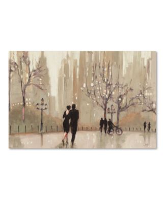 Trademark Global - 'An Evening Out Neutral' by Julia Purinton 24" x 16" Canvas Print
