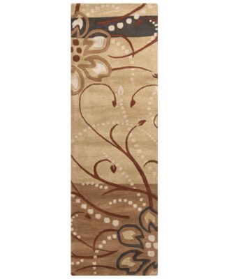 Livabliss - Athena ATH-5006 Camel 3' x 12' Runner Area Rug