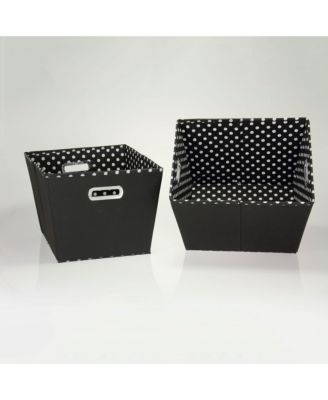 Household Essentials - 2-Toned Medium Tapered Bins