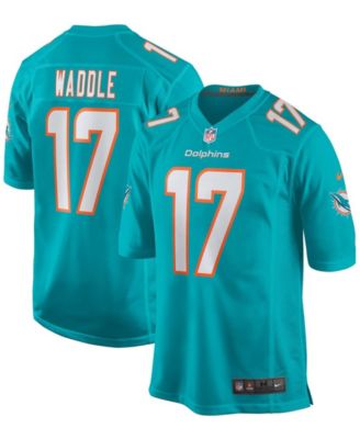Nike - Men's Jaylen Waddle Aqua Miami Dolphins 2021 NFL Draft First Round Pick Game Jersey