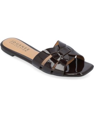 Journee Collection - Collection Women's Arrina Slip On Flat Sandals