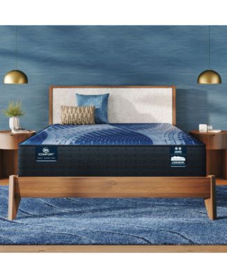 Serta - iComfort Aspire 14" Memory Foam Plush Mattress Set - Queen