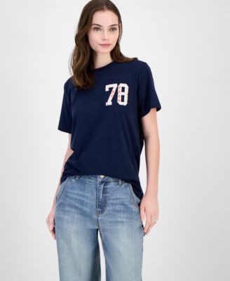 Grayson Threads, The Label - Juniors' 78 Gingham Graphic T-Shirt
