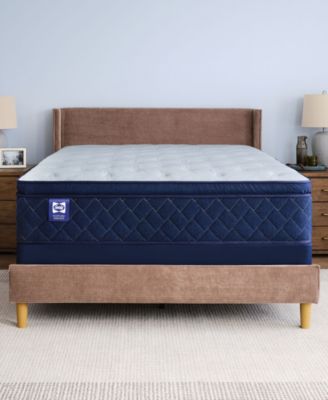 Sealy - Posturepedic Chase Point II 14" Soft Euro Pillowtop Mattress Set - Queen Split