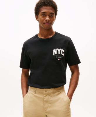 Tommy Hilfiger - Men's Embroidered NYC Logo T-Shirt