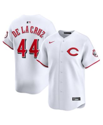 Nike - Men's Elly De La Cruz White Cincinnati Reds Alternate 2 Limited Player Jersey