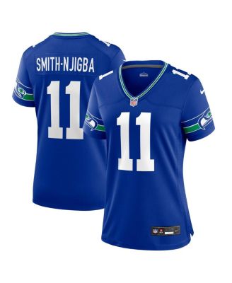 Nike - Women's Jaxon Smith-Njigba Royal Seattle Seahawks Throwback Player Game Jersey