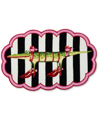 MacKenzie-Childs - Patience Brewster Gloria Alligator 4' Scalloped Rug