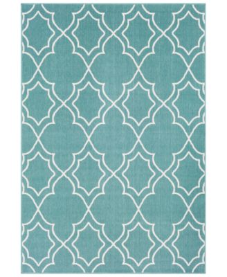 Livabliss - Alfresco ALF-9653 Teal 2'3" x 4'6" Area Rug
