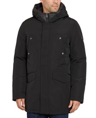 Sam Edelman - Men's Three-Quarter Hooded Parka Coat