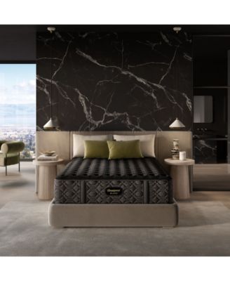 Beautyrest - Black Series Three 15" Firm Mattress Set - Twin XL