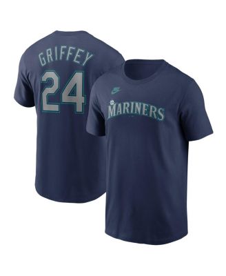 Nike - Men's Ken Griffey Jr. Navy Seattle Mariners Fuse Name Number T-Shirt