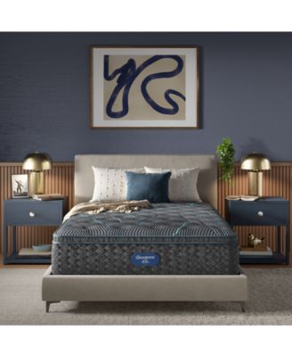 Beautyrest - Level Two 14.75" Plush Pillow Top Mattress Set - Twin XL