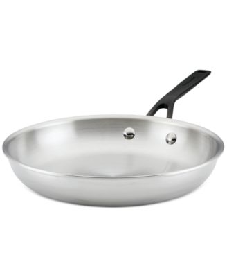 KitchenAid - Stainless Steel 5-Ply Clad 10" Open Frypan