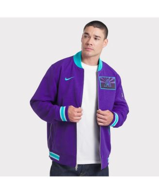 Nike - Men's Purple Arizona Diamondbacks 2025 City Connect Authentic Collection Full-Zip Bomber Jacket