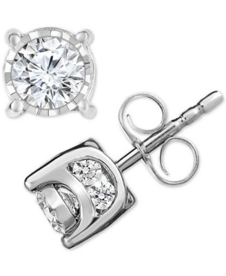 Macy's - Diamond Stud Earrings (3/4 ct. t.w.)